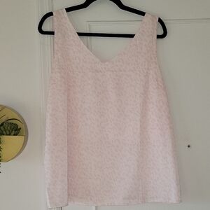 Pink Leopard Print Sleeveless Top